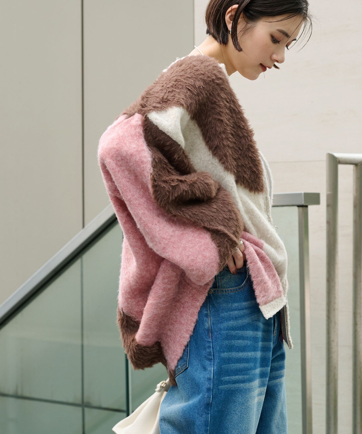 2way 雙拉鍊拼接外套