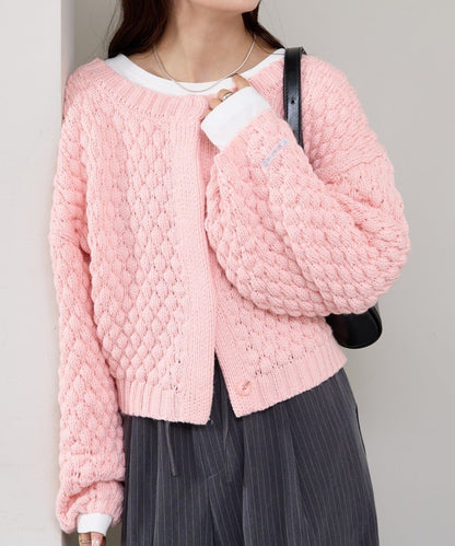 mystic Pokopoko knit cardigan