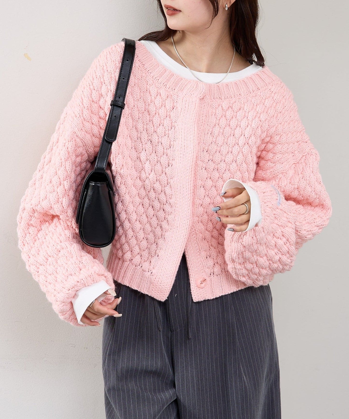 mystic Pokopoko knit cardigan