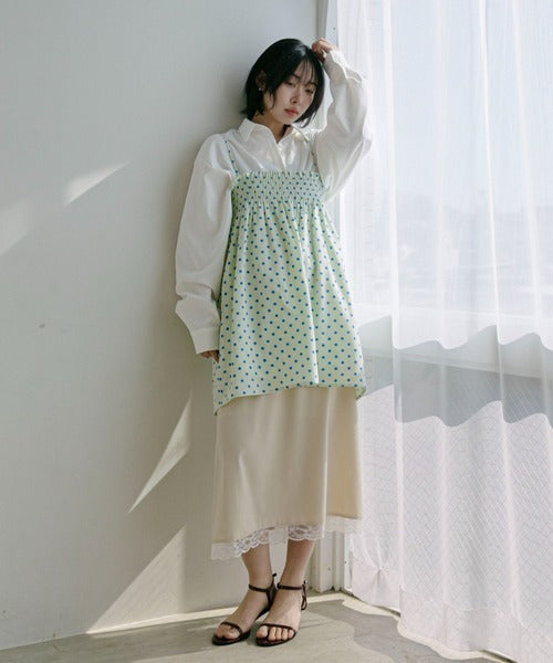 緞面Lace裙