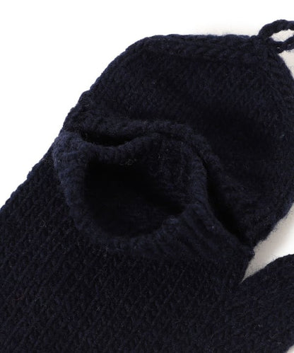 BEAMS BOY 100%羊毛花花刺繡手套