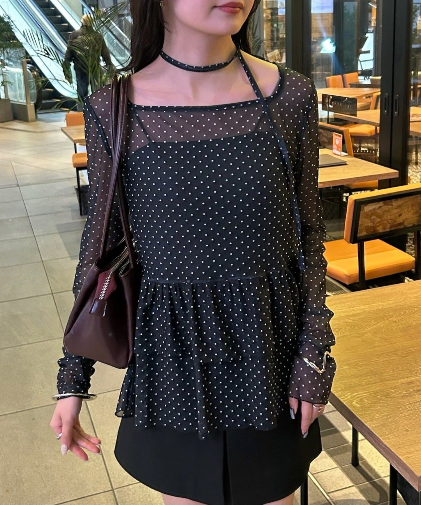 mystic Dot tiered pullover