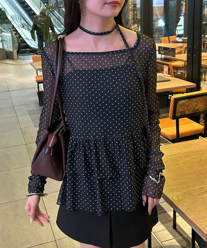 mystic Dot tiered pullover