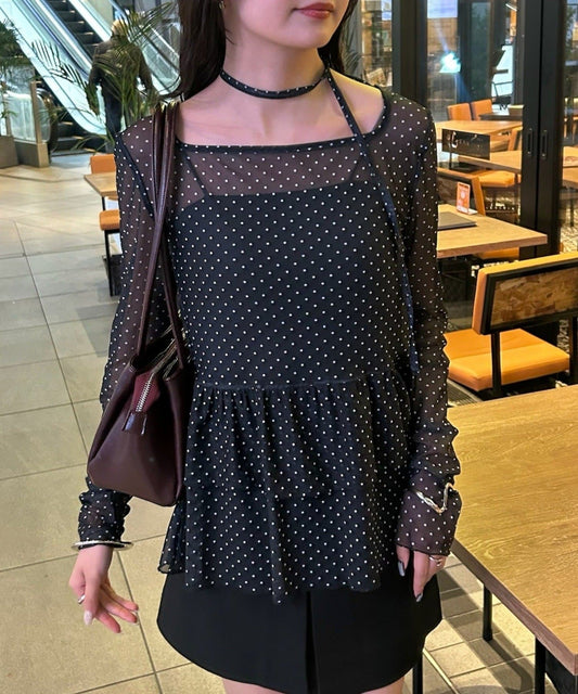 mystic Dot tiered pullover