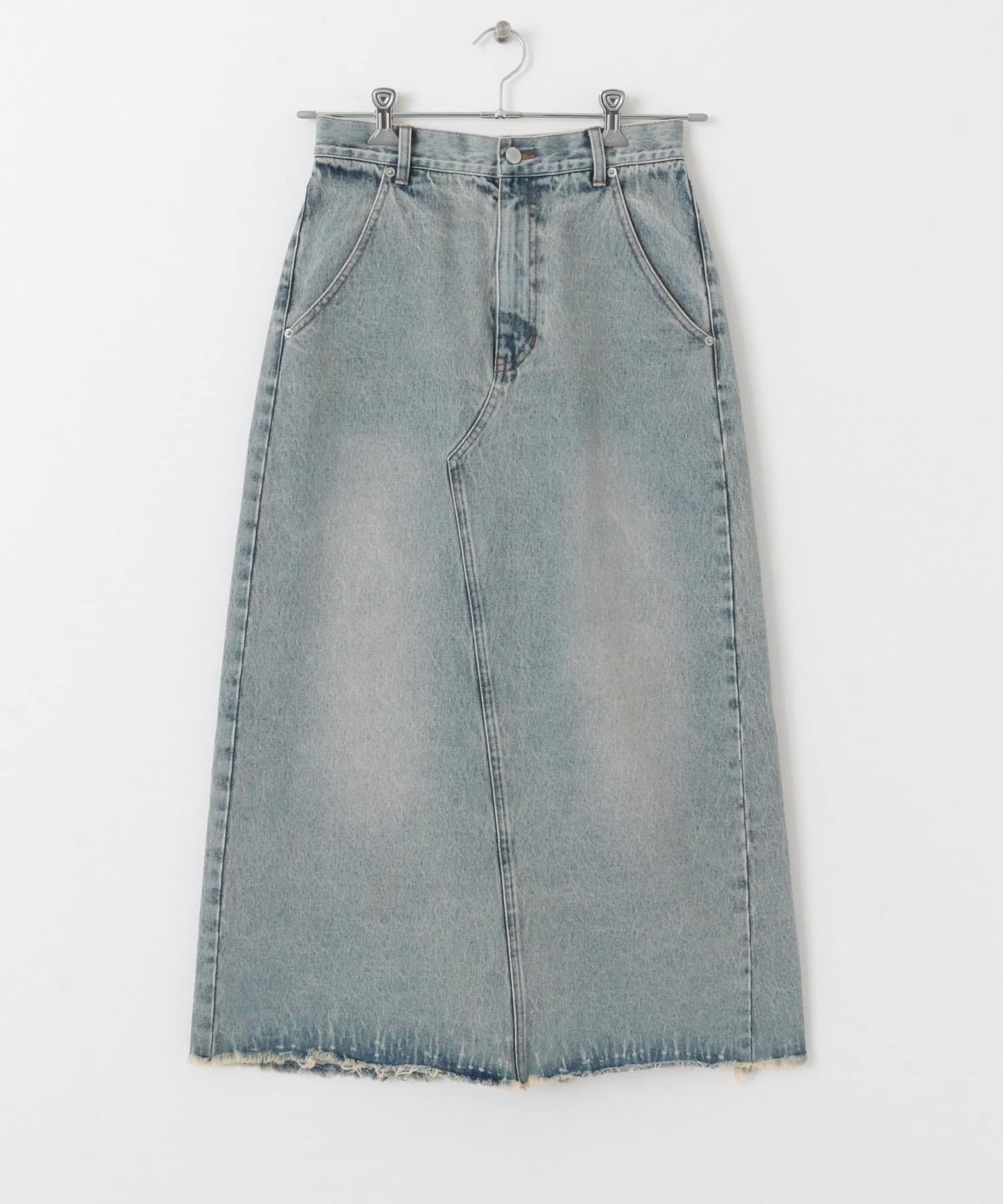 [現貨] KBF 後開衩牛仔裙