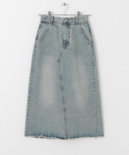 [現貨] KBF 後開衩牛仔裙