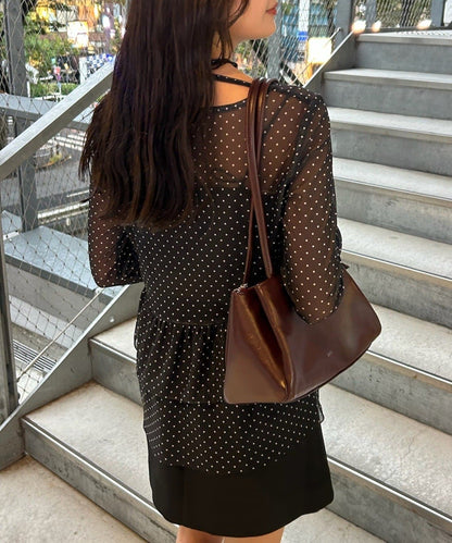 mystic Dot tiered pullover