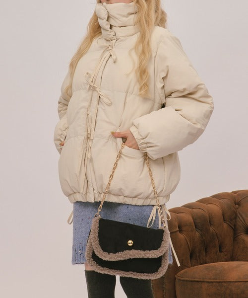loin nuit ribbon padding blouson