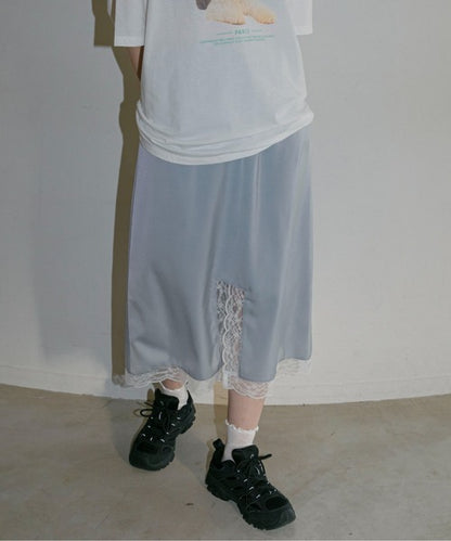緞面Lace裙