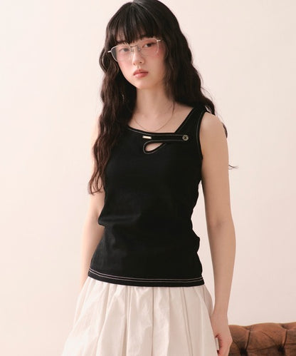 loin nuit stitch design tank top