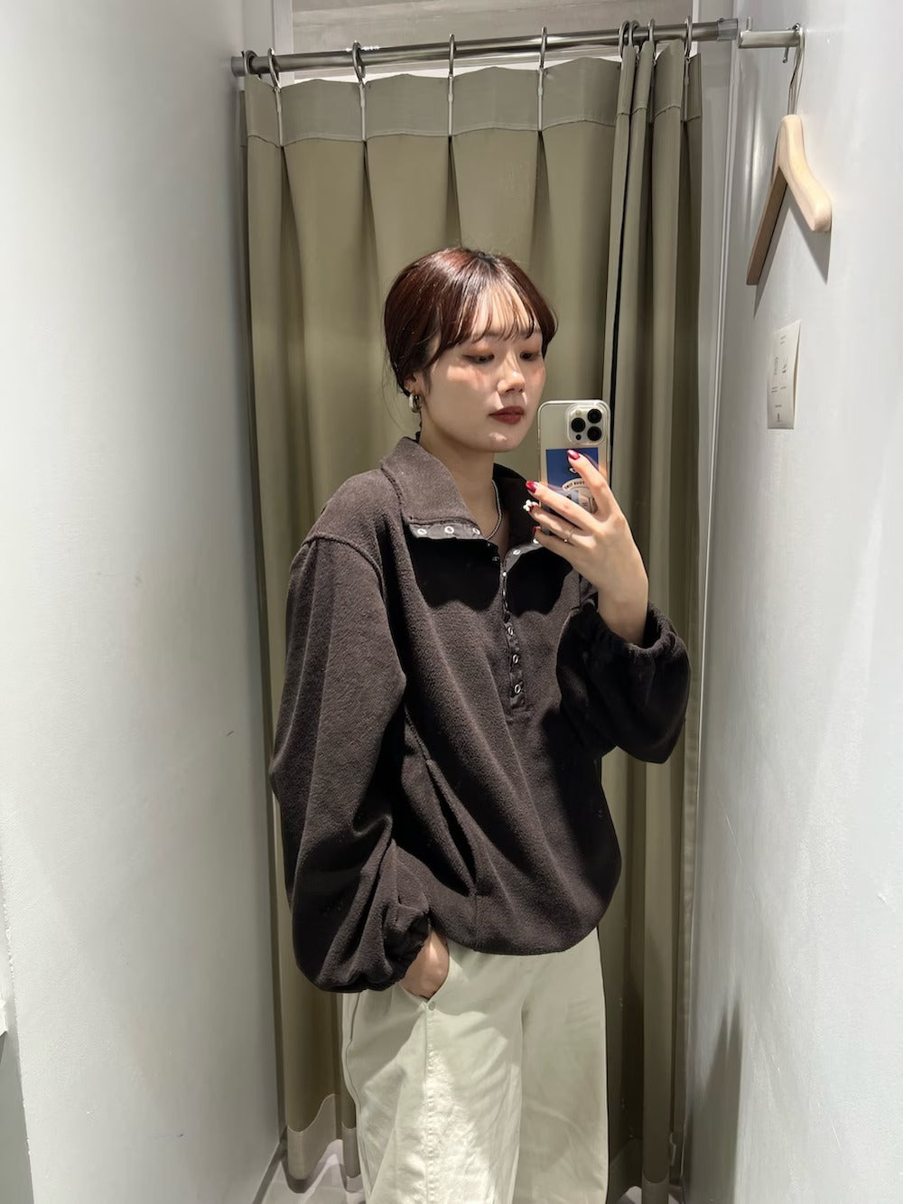 KBF half snap fleece pullover