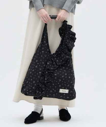 新色登場! TYNNE. 撞色荷葉邊Triangle Bag