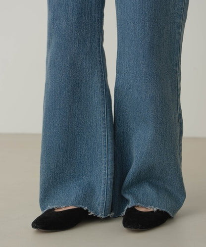 Hinari 高腰半喇叭褲