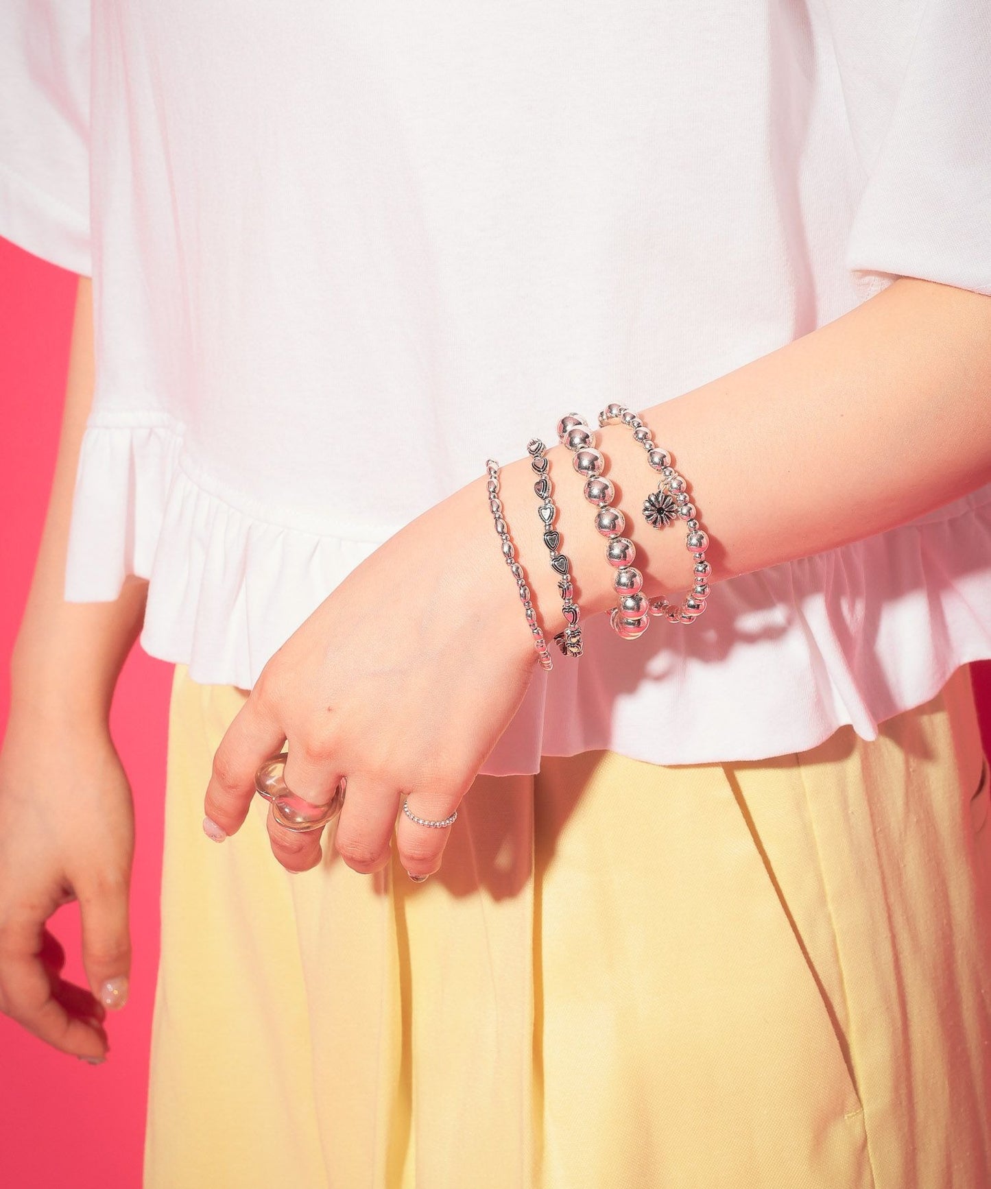 Stainless Bracelet 4P Set