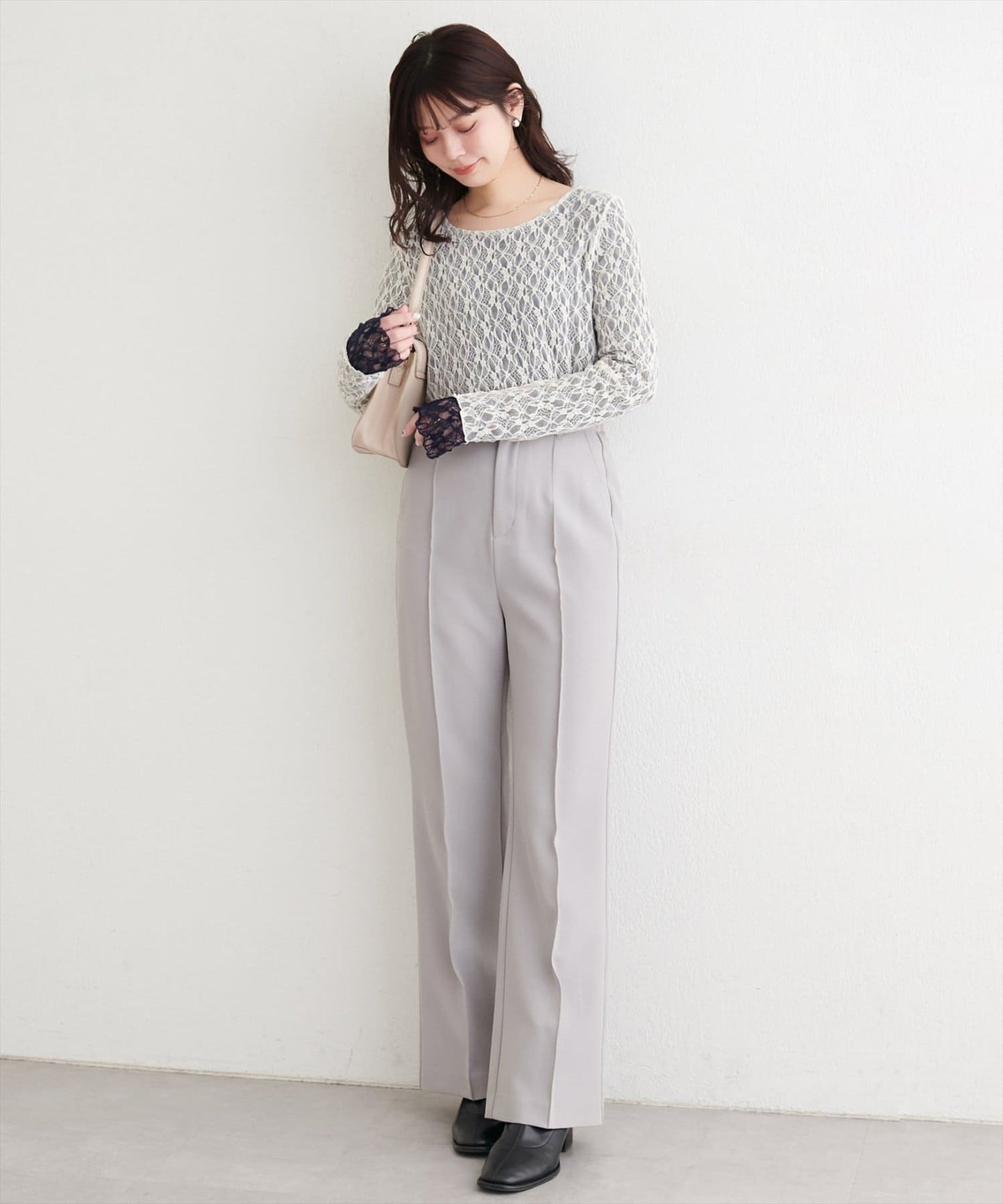 natural couture 雙面兩色Lace Top