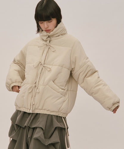 loin nuit ribbon padding blouson