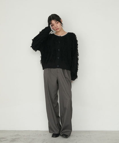 forksy. Fringe Knit Cardigan