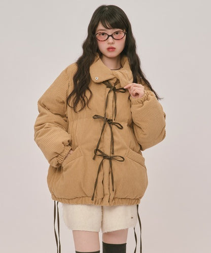 loin nuit ribbon padding blouson