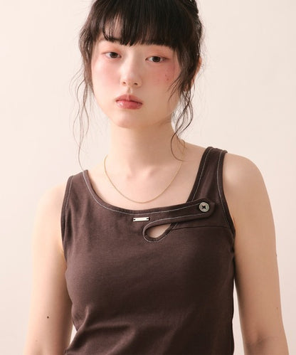 loin nuit stitch design tank top