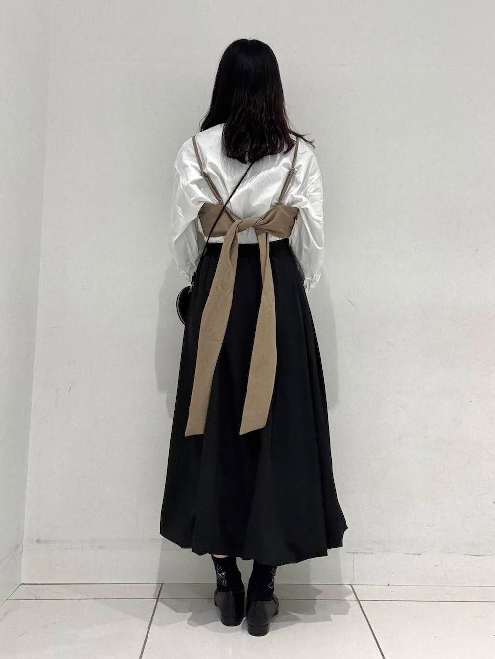 SENSE OF PLACE Back ribbon bustier