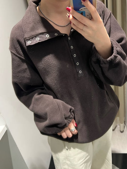 KBF half snap fleece pullover