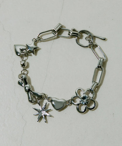 SMELLY Metal Chain Motif Mantel Bracelet