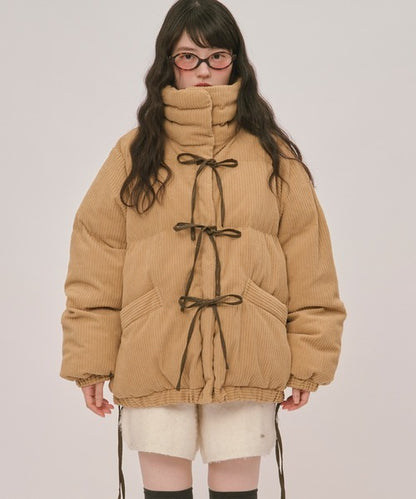 loin nuit ribbon padding blouson