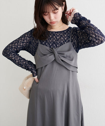 natural couture 雙面兩色Lace Top