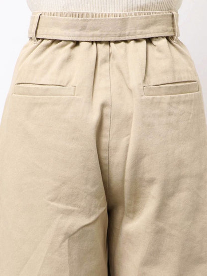 Ungrid 寬版斜紋棉布短褲