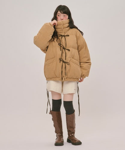 loin nuit ribbon padding blouson