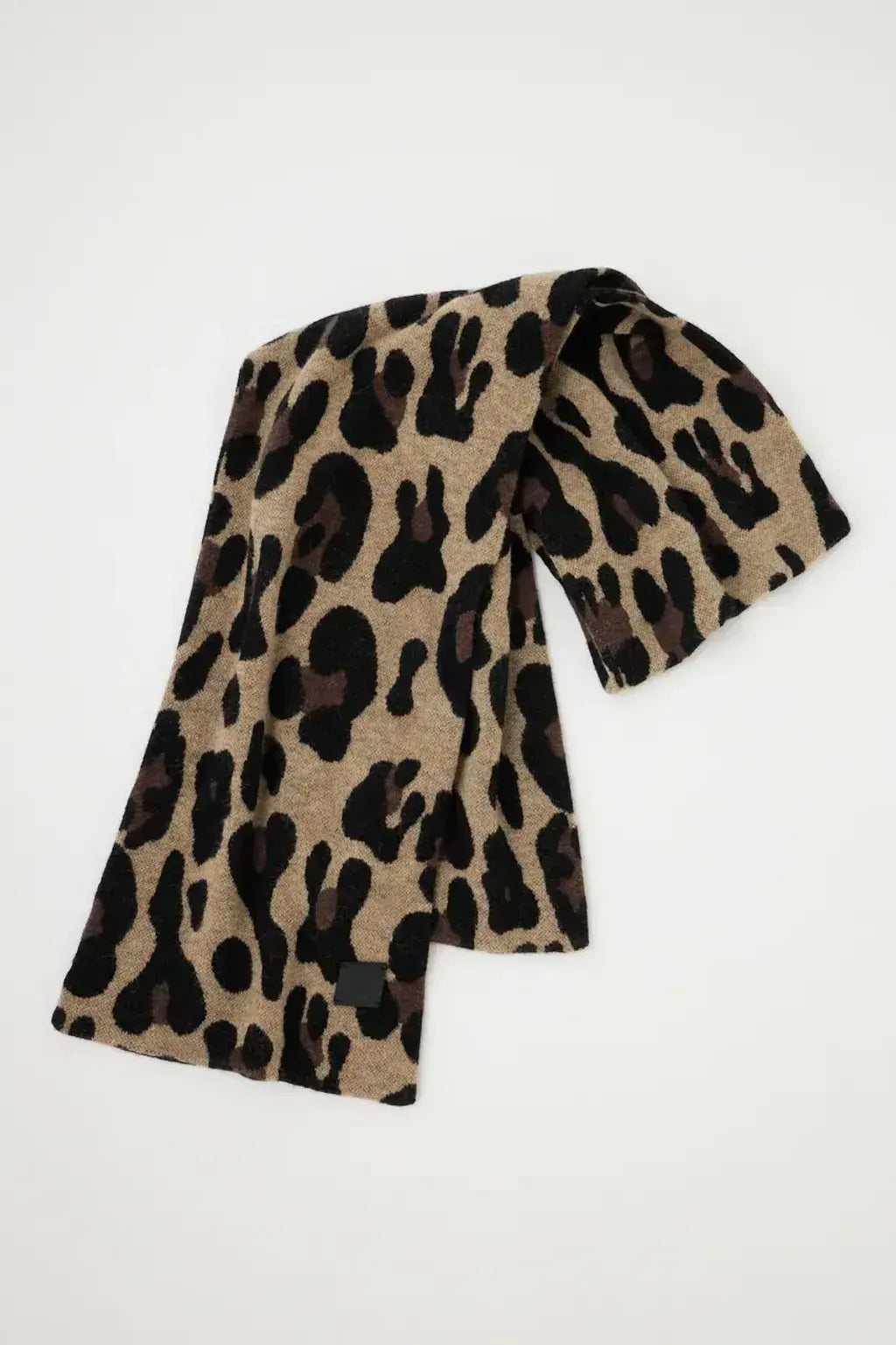 MOUSSY 針織圍巾[豹紋/迷彩]