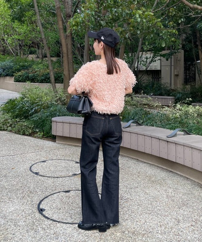 Hinari 高腰半喇叭褲