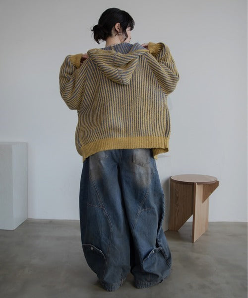 Vacancy 雙面可穿羅紋拉鍊連帽衫