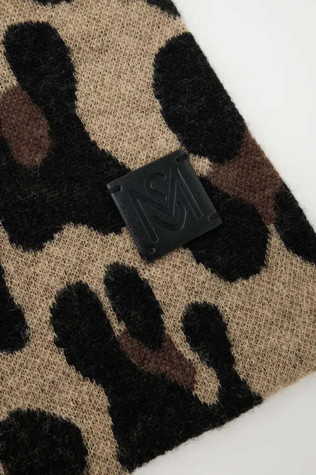 MOUSSY 針織圍巾[豹紋/迷彩]