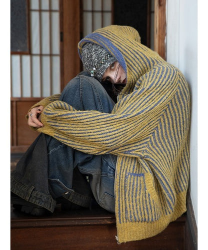 Vacancy 雙面可穿羅紋拉鍊連帽衫