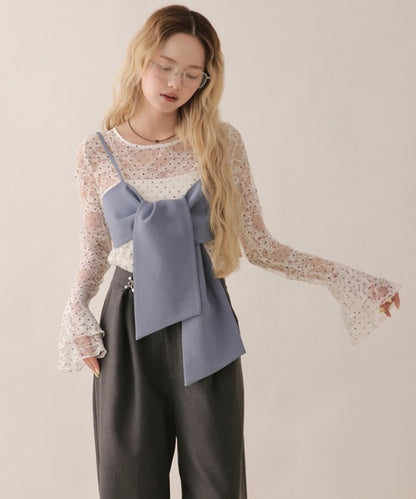 loin nuit assort nuance ribbon bustier