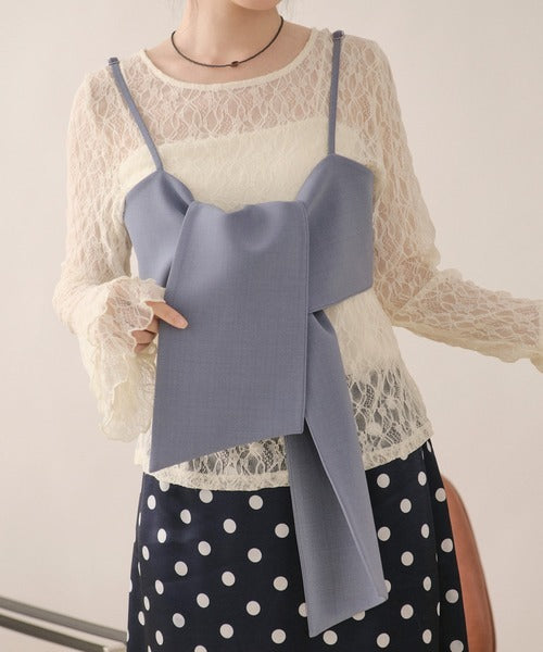loin nuit assort nuance ribbon bustier