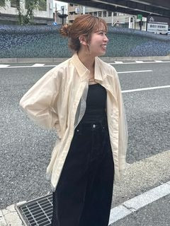 Ungrid 薄紗層次感Shirt [2件SET]