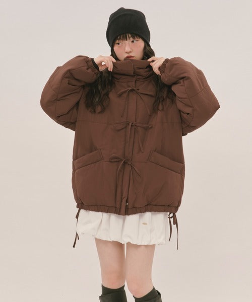 loin nuit ribbon padding blouson