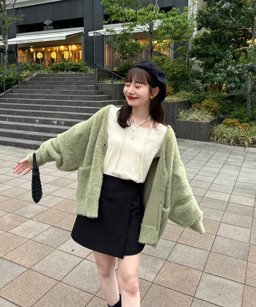 Hinari 綁帶掛頸混色上衣