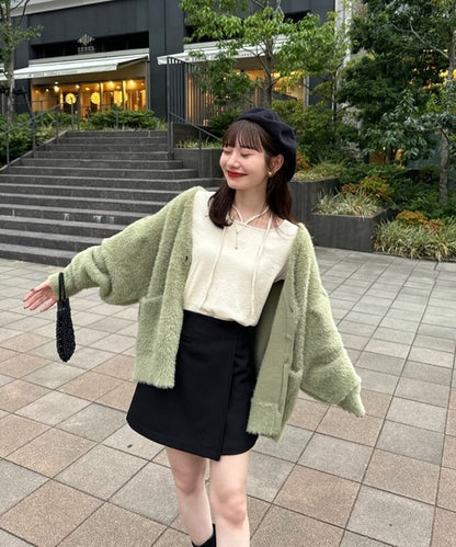 Hinari 綁帶掛頸混色上衣