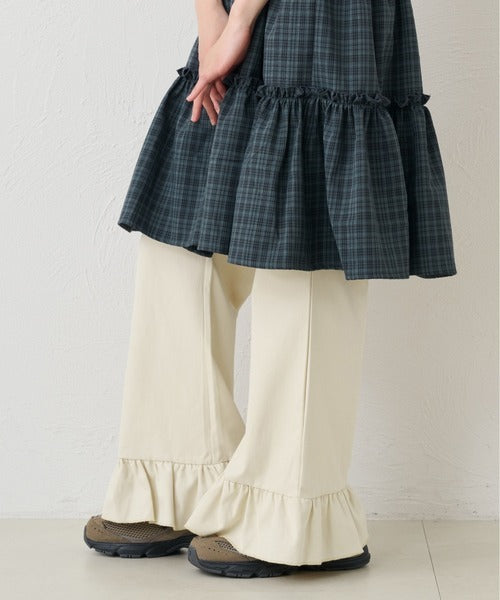 Kutir 荷葉邊喇叭褲