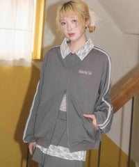 WC lace collar track jacket
