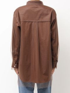Ungrid 薄紗層次感Shirt [2件SET]