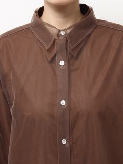 Ungrid 薄紗層次感Shirt [2件SET]