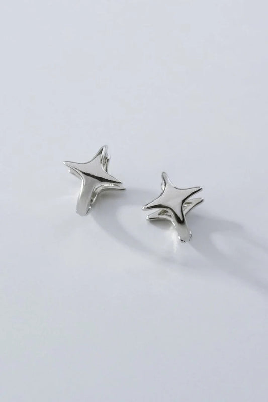 GOLDY Twinkle Hoop One-Touch Earrings