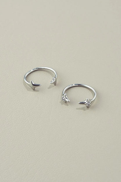GOLDY Twinkle Motif Set Rings