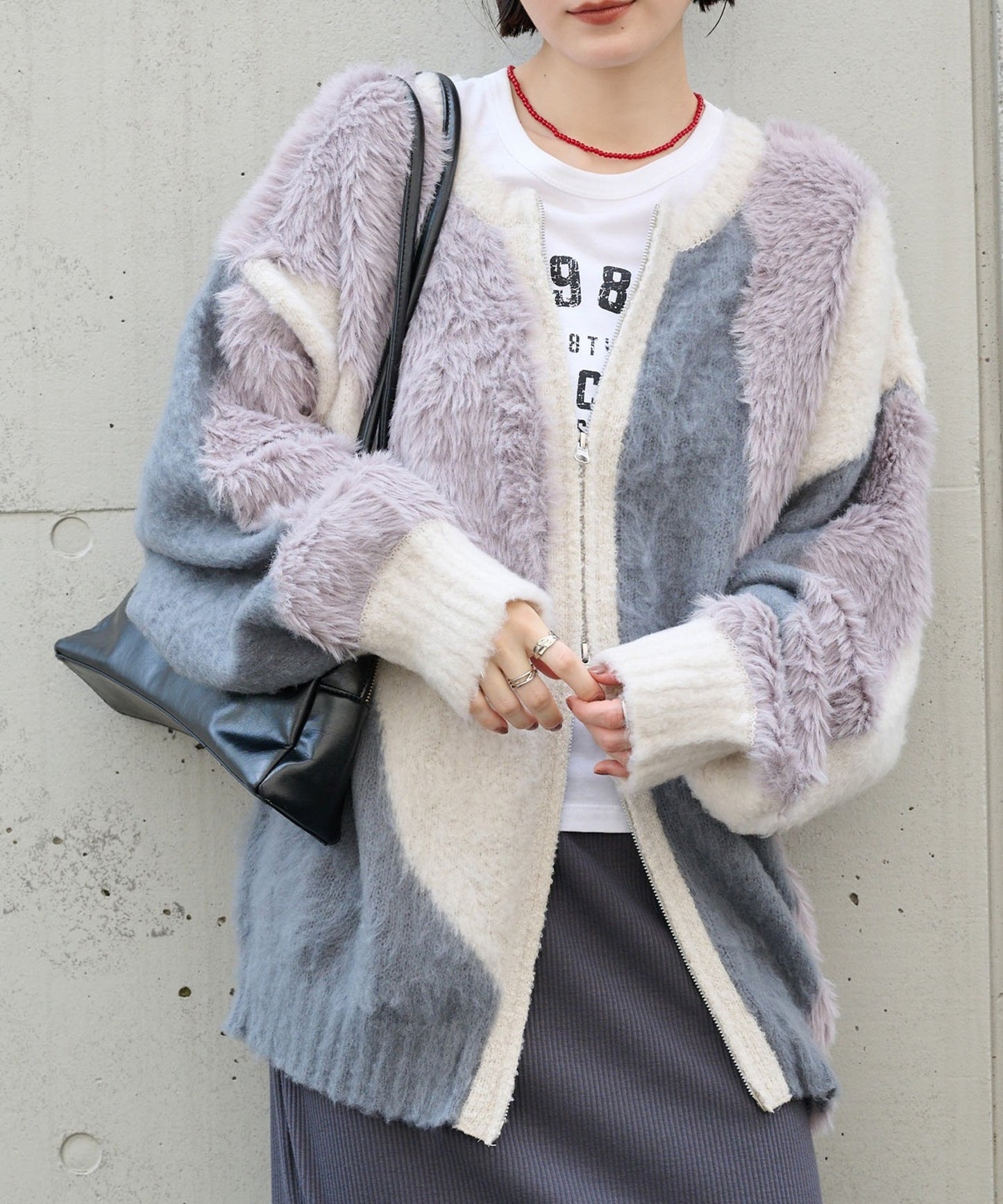 2way 雙拉鍊拼接外套