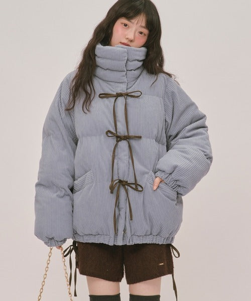 loin nuit ribbon padding blouson