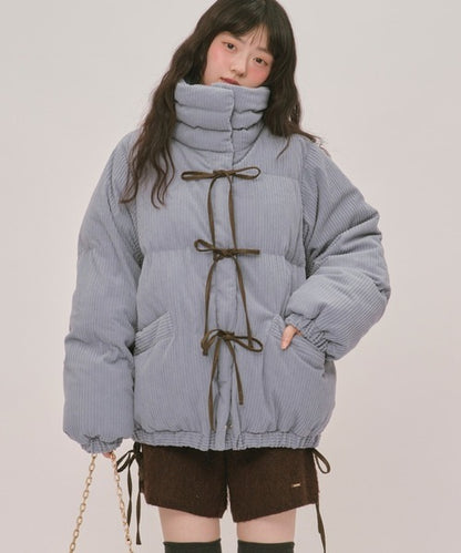 loin nuit ribbon padding blouson
